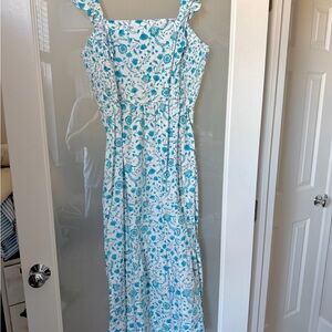 Draper James Blue Floral Dress